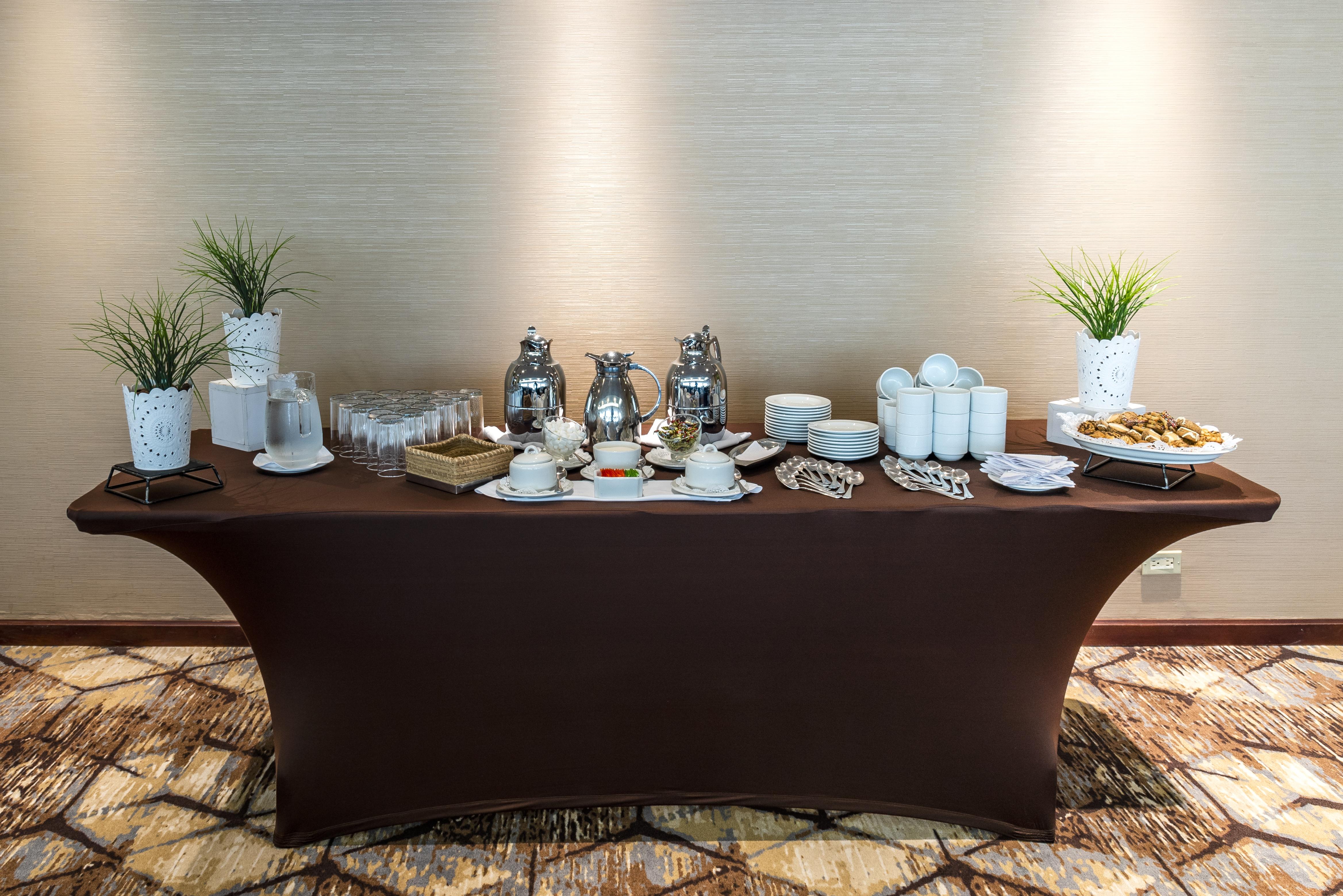 Bogota Plaza Hotel Buitenkant foto A coffee break at a conference